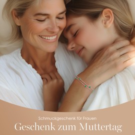 LOUISA SECRET Women's Horse Eye Bracelet, 925 Sterling Silver, Cubic Zirconia, Gold Bracelets, Adjustable, Valentine's Day, Mother's Day, Birthday, Christmas Gift for Her Women Girlfriend Mum