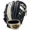 Zett BRGB35520Z Soft Baseball Glove, Fine Play, All Around, Black