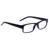 Foster Grant Reading Glasses Sloan Blu Rectangular with Fabric Matching