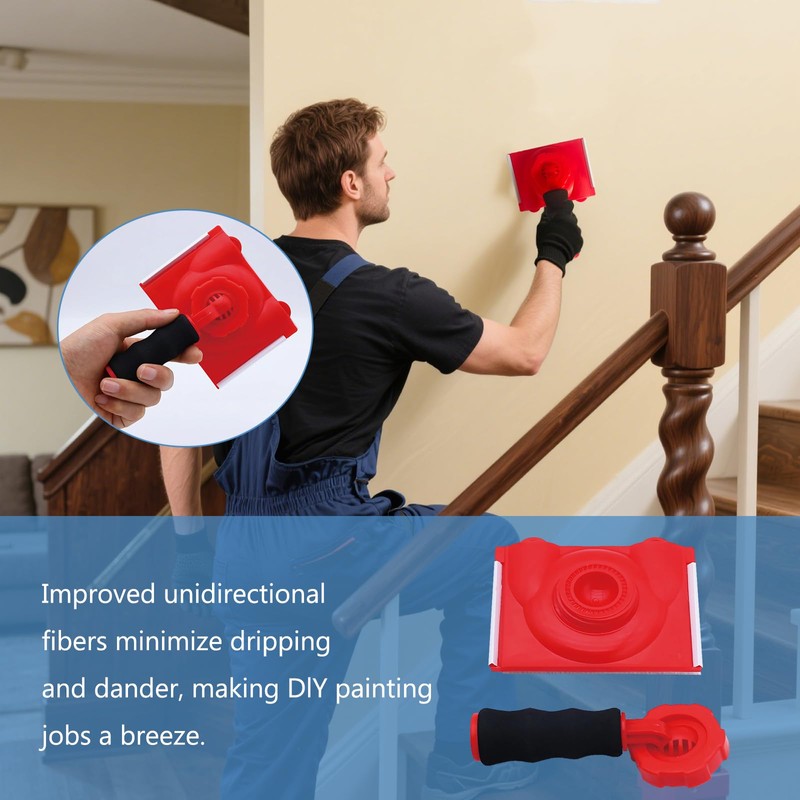 Paint Edge Trimmer,Corner Walls & Ceilings Pad Painter,Paint Pad Applicator,Edge