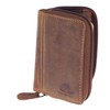 Greenburry Vintage RFID Card Holder Brown 10 x 2 x