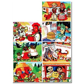 7 Ukrainian Folk Tales Easter Egg Decorating Wraps Heat Shrink Sleeves