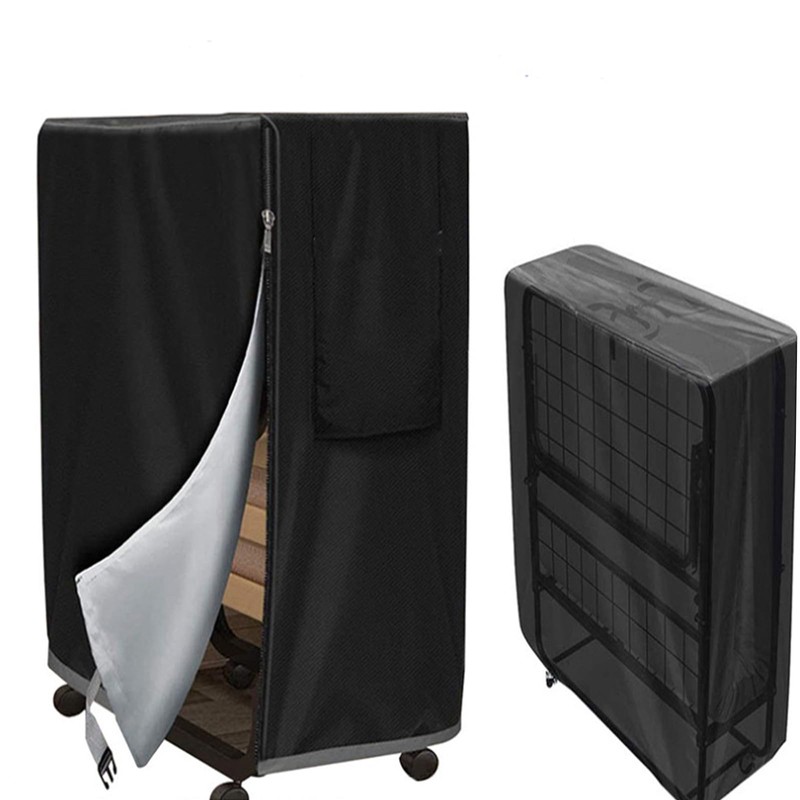 Rollaway Bed Storage Cover, Folding Bed Storage Cover With Zipper,