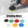 6Pcs Dry Diamond Polishing Pads 1Pc Backer Polish Kit for