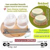 Wooden cheese press diameter 11.2 in and 2 cheese making
