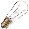 Satco 04569-6S6/E12/12V/CLEAR S4569 Candelabra Screw Base Scoreboard Sign Light Bulb