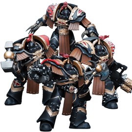 JOYTOY 1/18 Action Figure Warhammer Sons of Horus Justaerin Terminator Squad Set of 4 Figures 5''Tall Movable Model Collectible Figurine