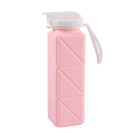 Collapsible Water Bottles Portable Silicone Travel Bottles Leakproof Reusable Water Cups for Gym Camping Hiking Sports