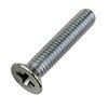 4mm Countersunk Machine Screws/Bolts M4 x 16mm (Including Head) A2 Stainless Steel Pozi Csk Head Mch Screw (10 Pack)