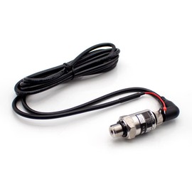 Toplionace IP68 Pressure Transmitter Cable Pressure Transmitter Water Gas Hydraulic Sensor 4-20mA G1/4 PT-506 (0-10 Bar, Elbow Head)