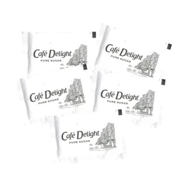 Classic Coffee Concepts Cafe Delight Sugar - 1000 Packets per Carton - 0.11 oz Pure Cane Sugar - Kosher