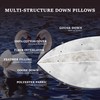 ROSE FEATHER Goose Down Feather Pillows Queen Size Set of