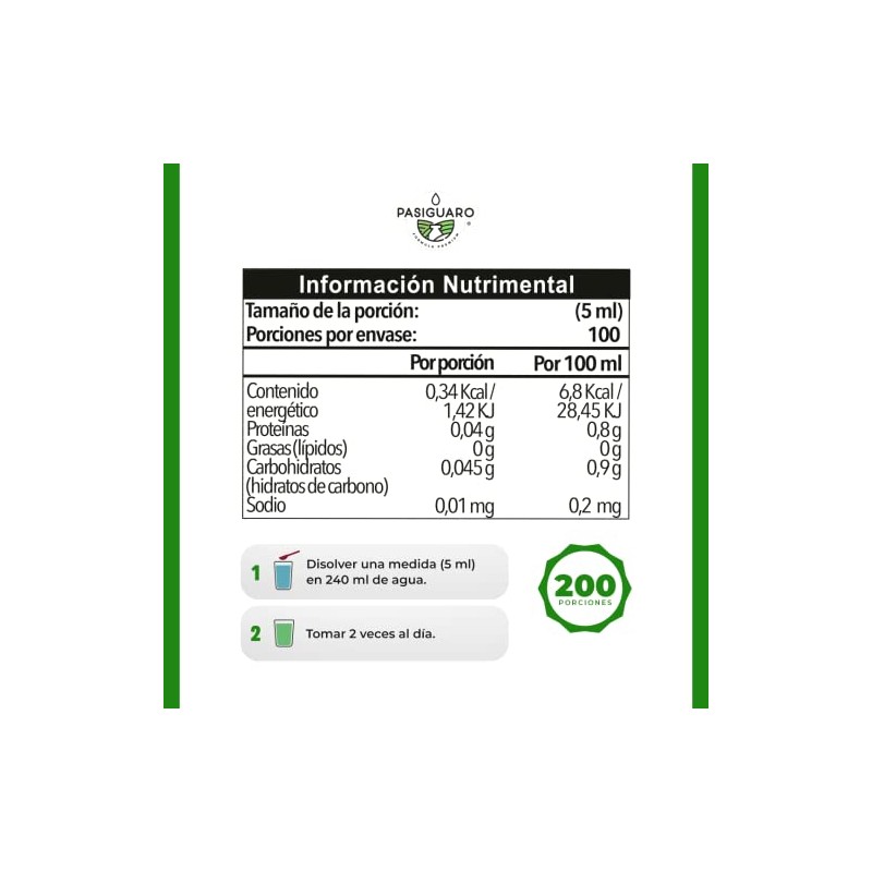 CLOROFILA FRESCA PREMIUM - Suplemento alimenticio con Clorofila.2 frascos con