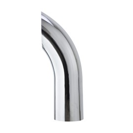 Chrome Exhaust Pipe 5"DIA, 18" Length Curved