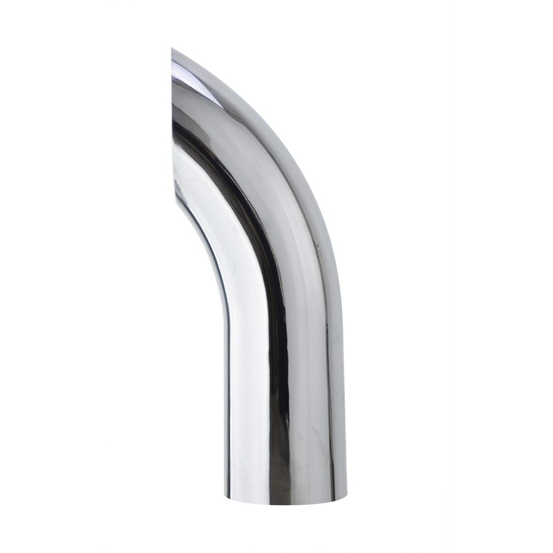 Chrome Exhaust Pipe 5"DIA, 18" Length Curved
