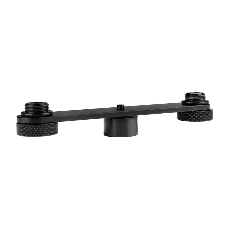 CAMVATE Double Microphone Mounts Bracket T-bar - 1958