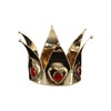 Mini Queen of Hearts Costume Accessory Crown Adult: Gold One