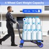 SEYVUM Folding Hand Truck with Brakes, 2 in 1 Dolly