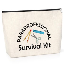 Paraprofessional Gifts Cosmetic Bag Paraeducator Gifts Teachin Assistant Gifts Paraprofessional Appreciation Gift Thank You Gifts Retirement End of Year Graduation Presents Makeup Travel Pouch