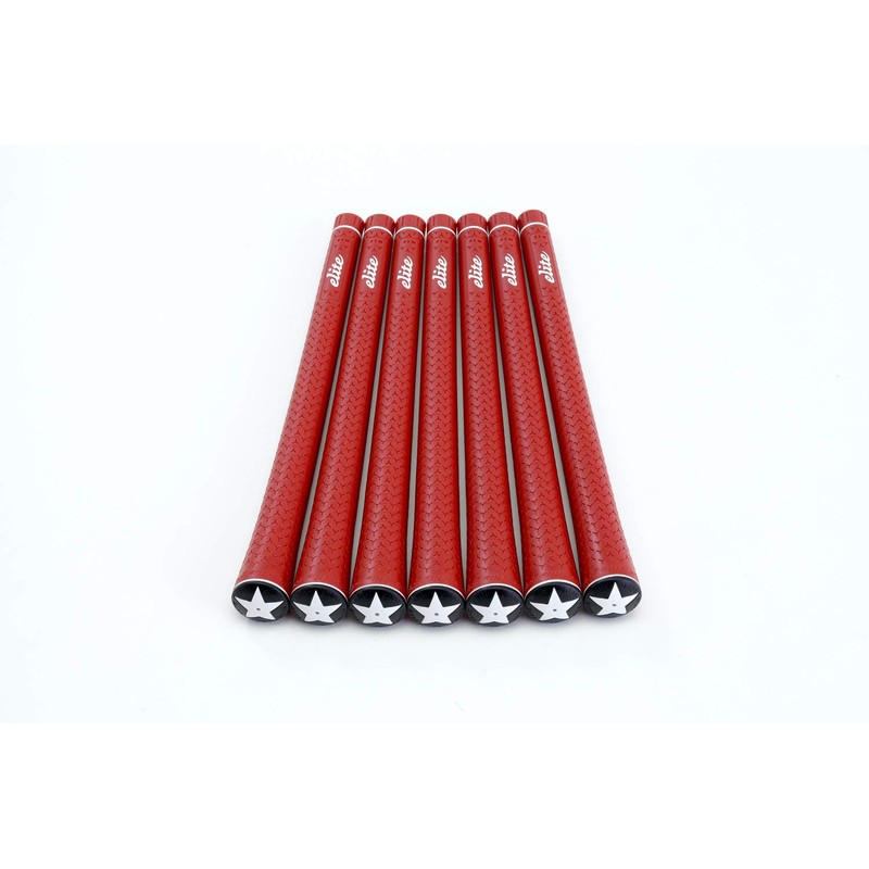 Elitegrips (エリートグリップ) Golf Grip Y360°s Air 7-Piece Set Classic Red