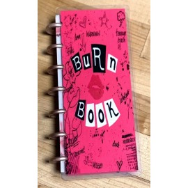 Handmade Burn Book Mean Girls Inspired Cover Set 4 use w Skinny Mini Happy Planner