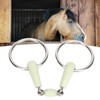 Ezweiji Horse Mouth Bit Apple Flavour Professional Stainless Steel Snaffle