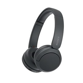 Sony WH-CH520 - Auriculares inalámbricos Bluetooth con micrófono y hasta 50 horas de duración de la batería con carga rápida, color negro