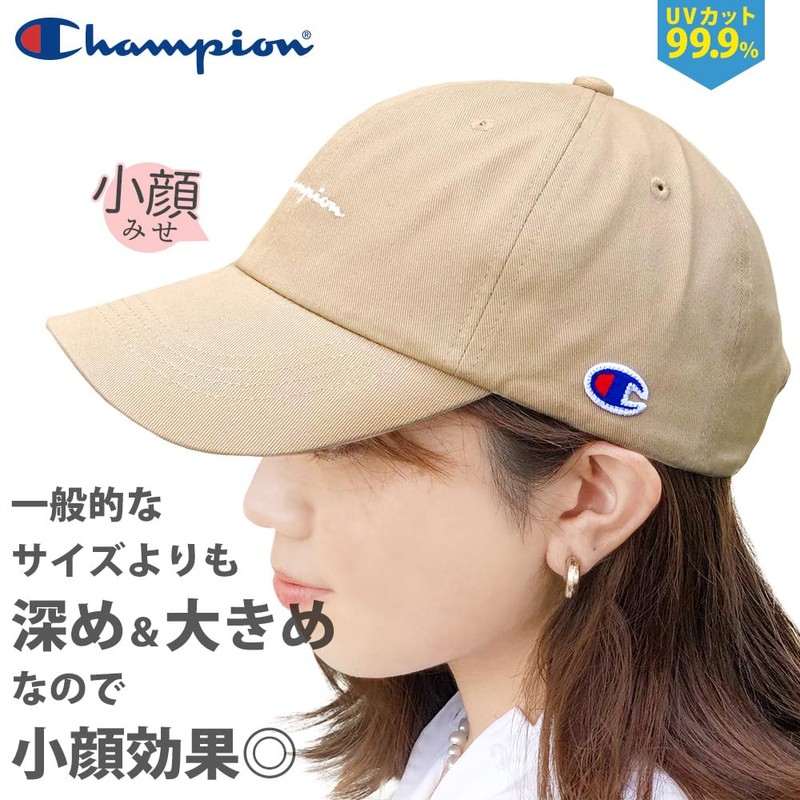 Champion Cap, Women's, Men's, Hat, Brand, Deep, Large Size, 100%