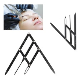 Kit Para Microblading Hilo Pigmentado + Compas De Metal Negro