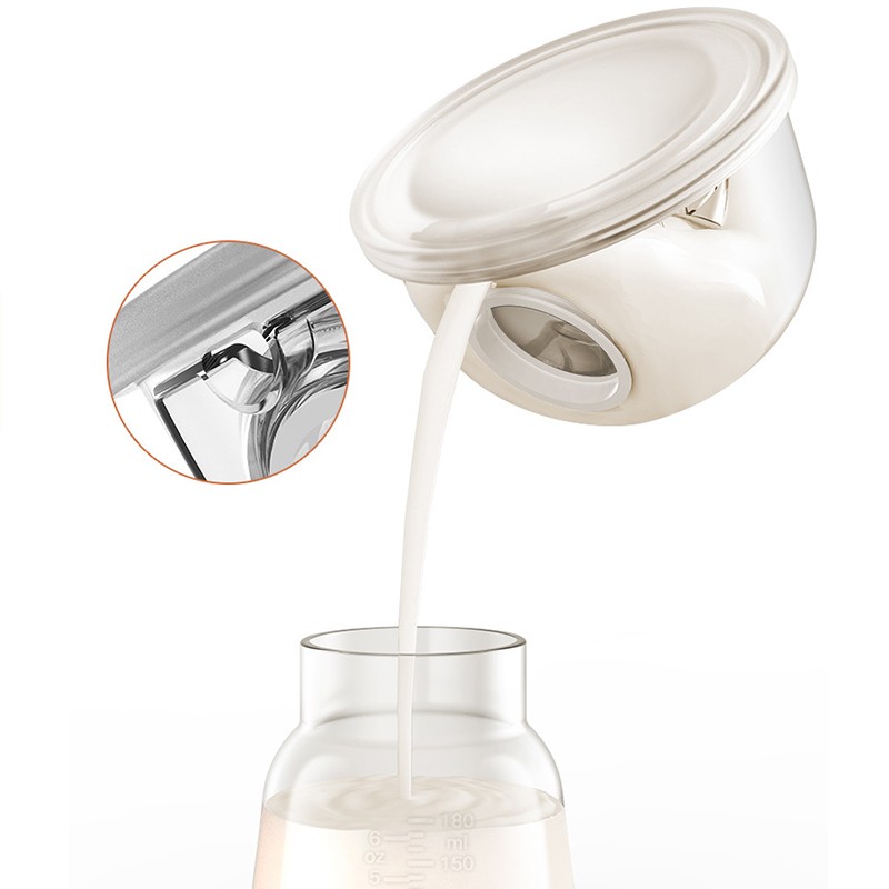 Electric Breast Pump Wearable Hands Free Strong Suction Rechargeable Breastfeeding