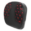 Hexagon Honeycomb Pattern Passenger Sissy Bar Backrest Pad For Harley