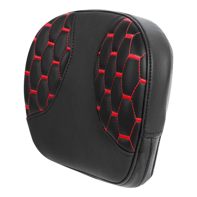 Hexagon Honeycomb Pattern Passenger Sissy Bar Backrest Pad For Harley