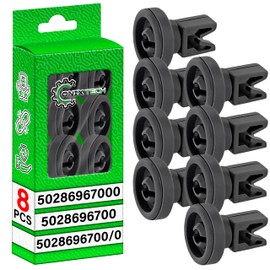 Pack of 8 Universal Dishwasher Basket Wheels with Original Code 50286967000 5028696700 5028696700/0 for AEG Zanussi for Electrolux ONIX TECH