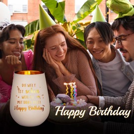 Birthday Gift for Women, Tea Light Holder Gifts for Women, Happy Birthday Gift for Girlfriend, Gift Ideas for Friends, Sister, Girls, Colleagues, Mum, Dad, Grandma, Grandpa, Men