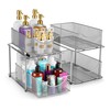 Sorbus 2 Sets of 2 Tier Metal Under Sink Organizer