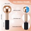 Baderke 2 Pcs Ice Globes for Facials Stainless Steel Cooling