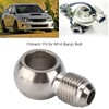 Turbo Banjo Adapter 6AN to M14 304 Stainless Steel Fitting