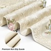 Loom and Mill Elegant Table Runner 13x108 inch, Floral Jacquard