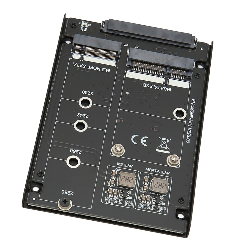 M.2 NGFF MSATA to SATA3 Adapter Card JBOD Mode 6Gbps