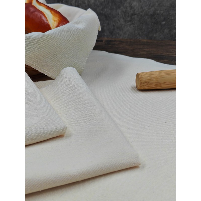 louthiane Pure Cotton Bread Towel for Baking, 18x14 inches, Set