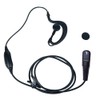 G Shape Earpiece Two Way Radio Headset 6 Pins Surveillance