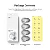 Ringke Slim para AirTag Case - Clear 4 Pack