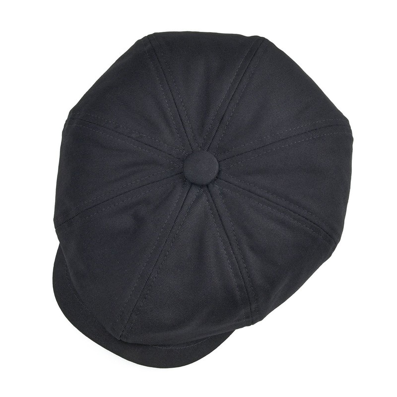BOTVELA Men's 8 Piece Newsboy Flat Cap 100% Cotton Gatsby