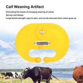 10 Piece Calf Weaner Ring, Calf Weaner Spring Clasp, Cow Nose Thorn, Plastic, Calf Weaner, Milk Suction Guard for Calf Weaning, Calf Nose Ring