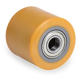Polyurethane Castor Metal Core 82 x 100 mm Bore 20 with Ball Bearing