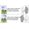 FINGER TEN Men's Golf Gloves for Right Left Handed Golfer
