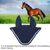 Horse Ear Bonnet Elastic Horse Ear Net Hand Crochet Horse