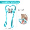 ROLNECK Neck Massager with 6 Ball Massage Points Handheld Manual