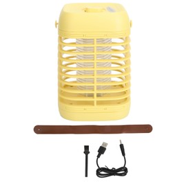 Electric Bug Killer Photocatalyst Fly Killer Repellent Lightweight Powerful USB Rechargeable Fly Traps 1200Mah Lithium Battery Yellow