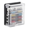 6-Way 12V-24V Car Power Distribution Blade Fuse Holder Box Terminal